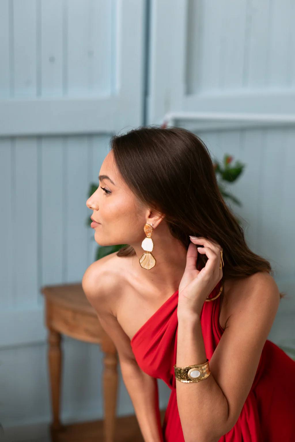 Boucle d’oreille pierre - Image 2