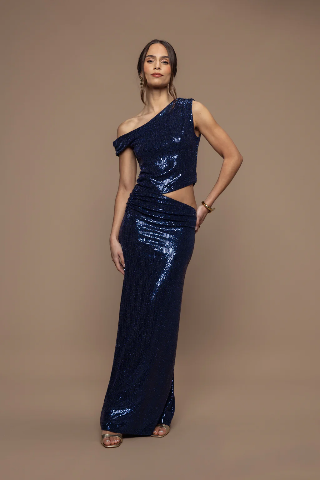 Jupe Royal sequins bleu marine - Image 3