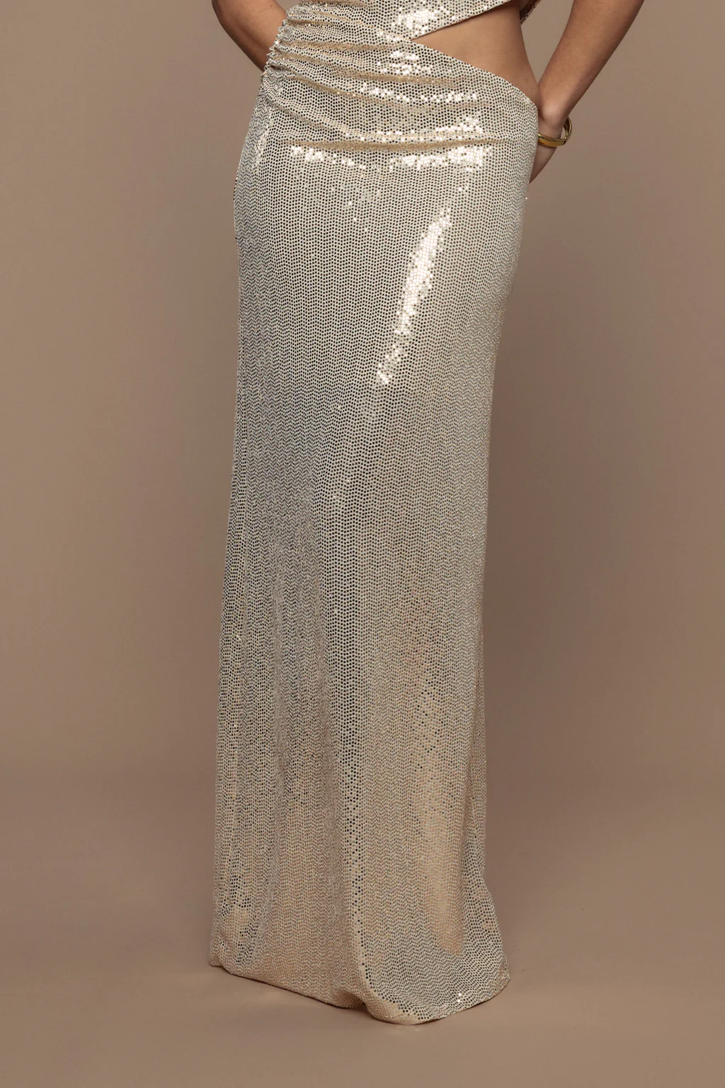 Jupe Royal sequins doré