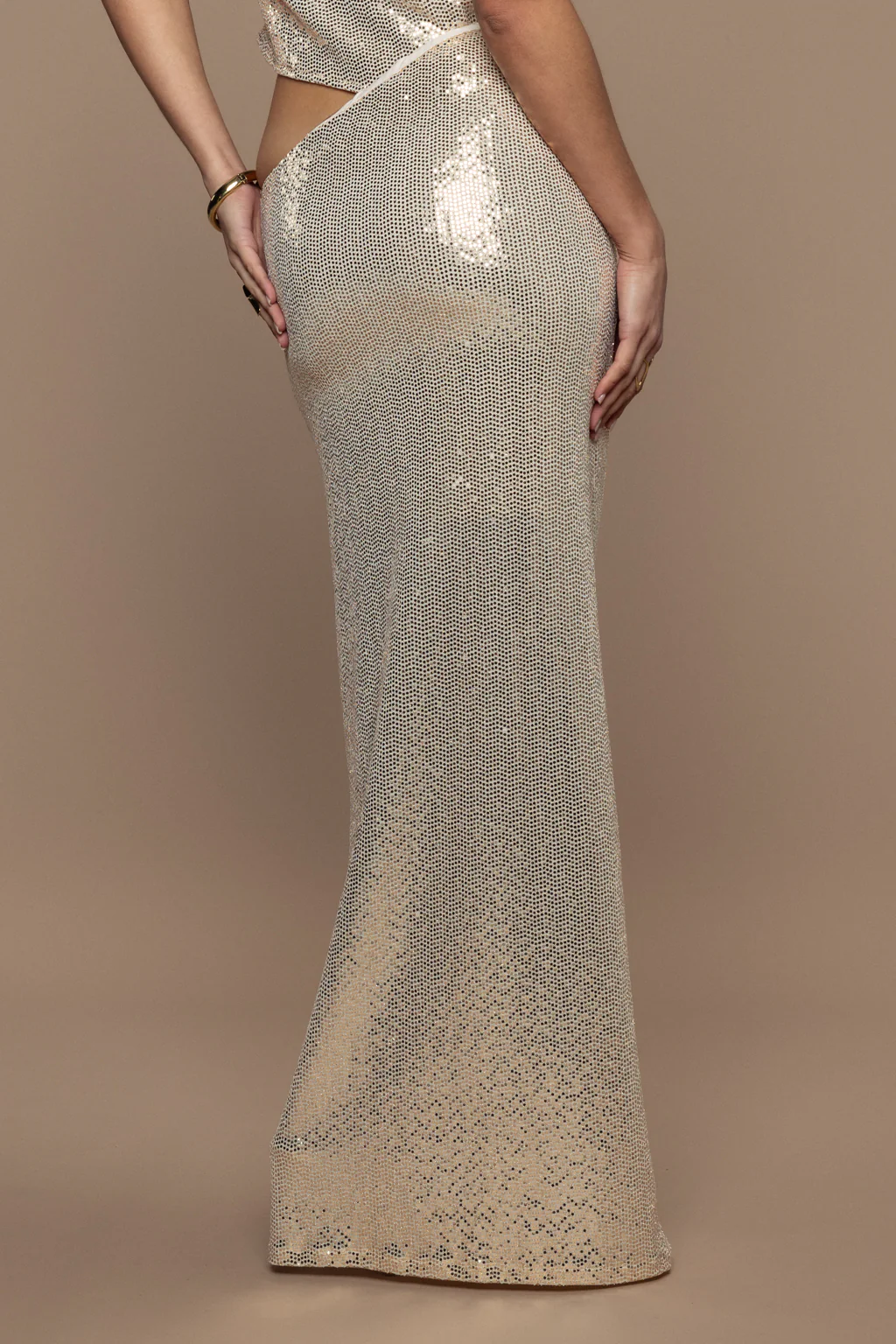 Jupe Royal sequins doré - Image 2