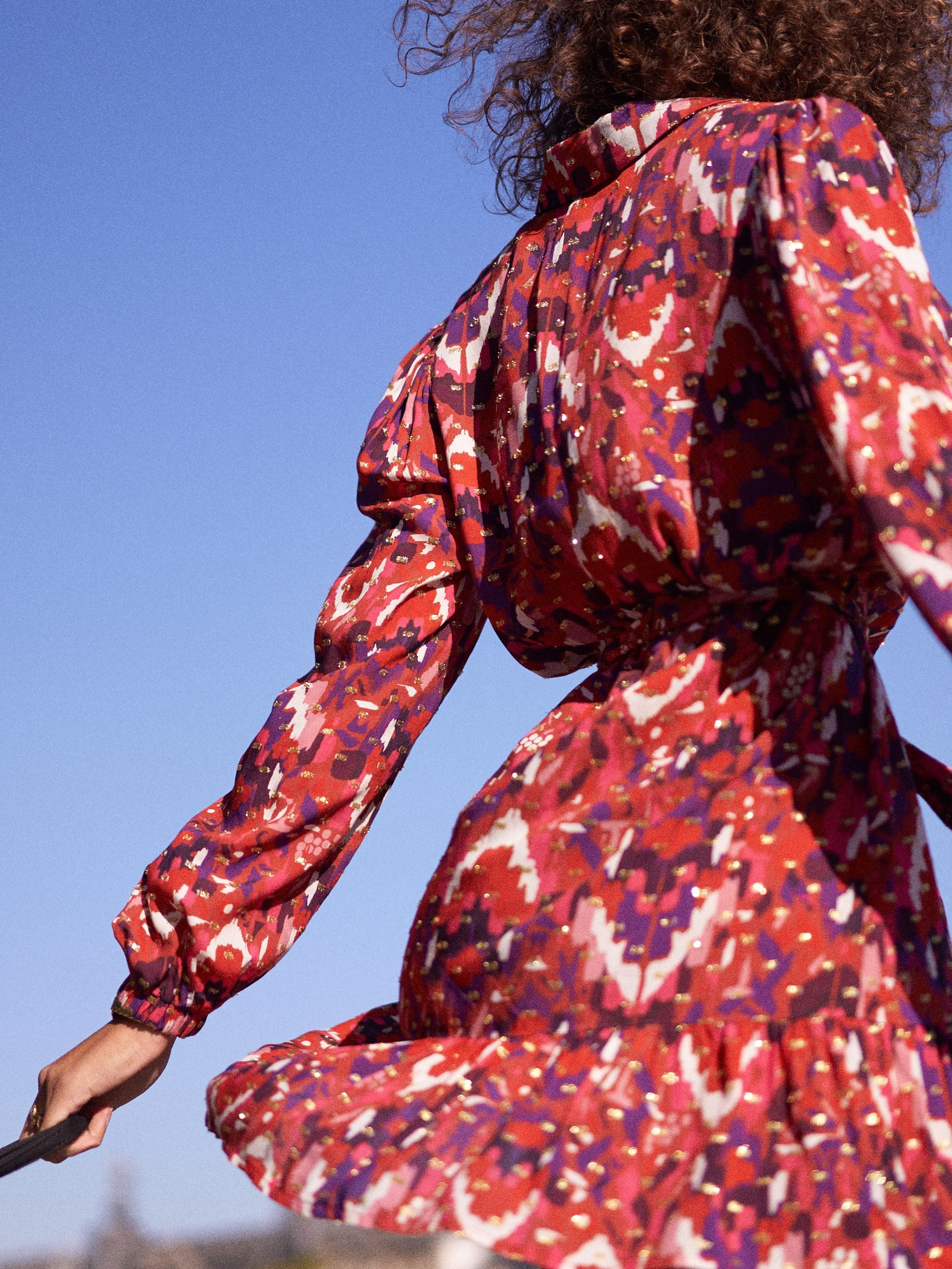 Robe Aliénor - imprimé lurex - Image 10