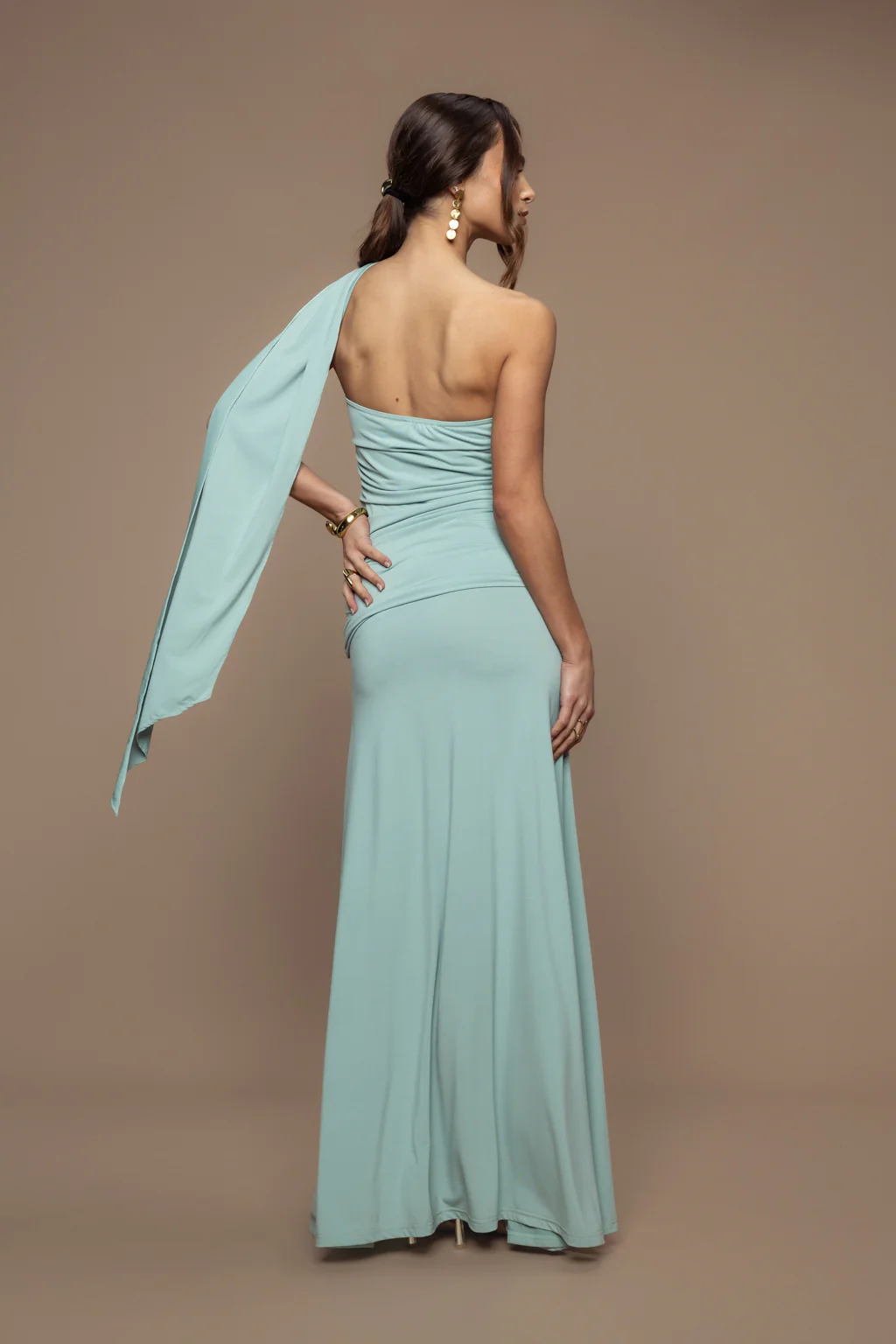 Robe écharpe Fatale sauge - Image 5