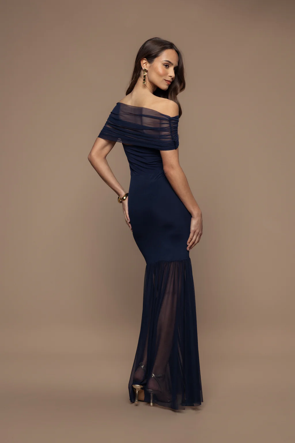 Robe Elena bleu marine - Image 3
