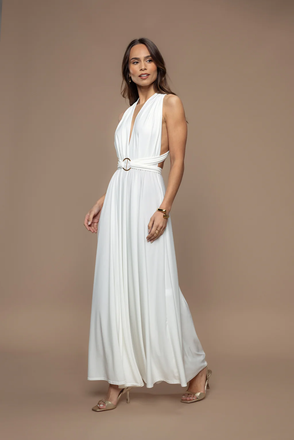 Robe Prestance blanc - Image 3
