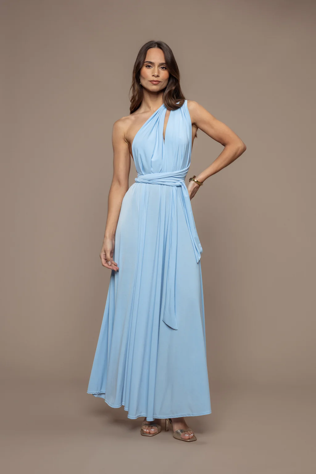 Robe Prestance bleu ciel - Image 3