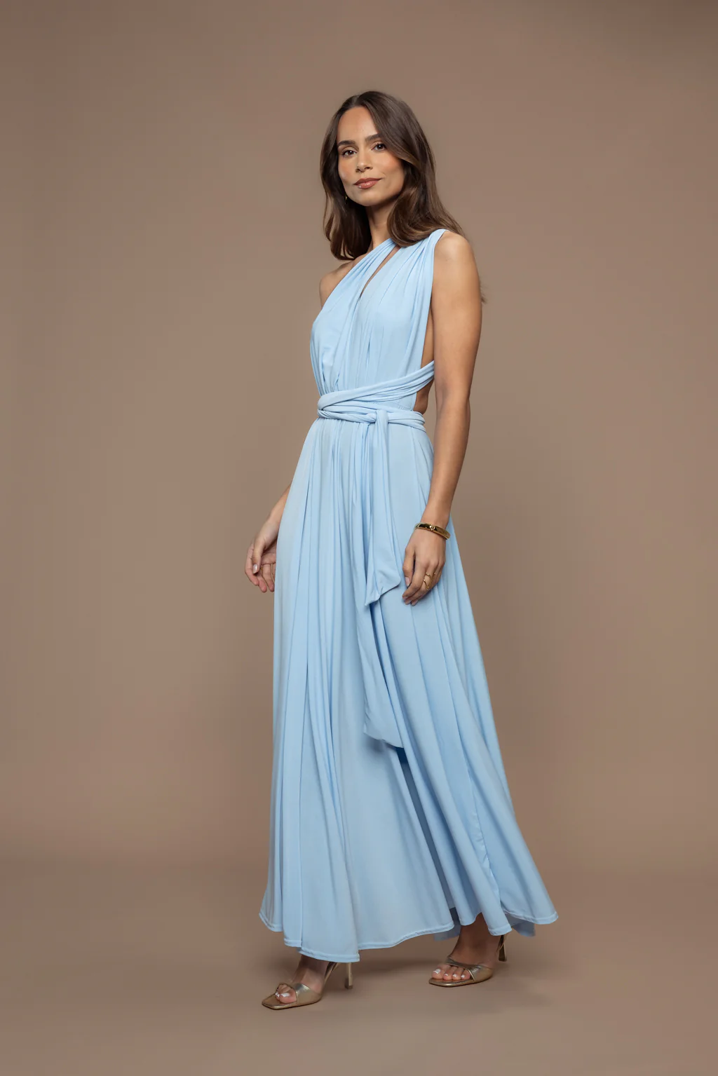 Robe Prestance bleu ciel - Image 4