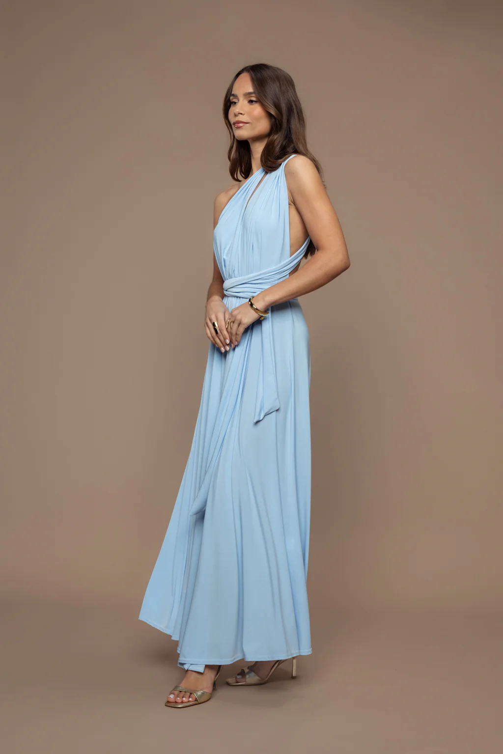 Robe Prestance bleu ciel - Image 5
