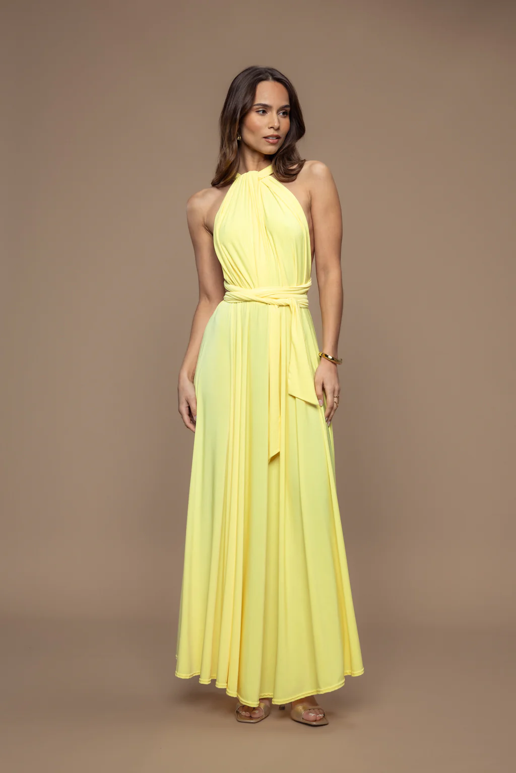 Robe Prestance jaune - Image 3