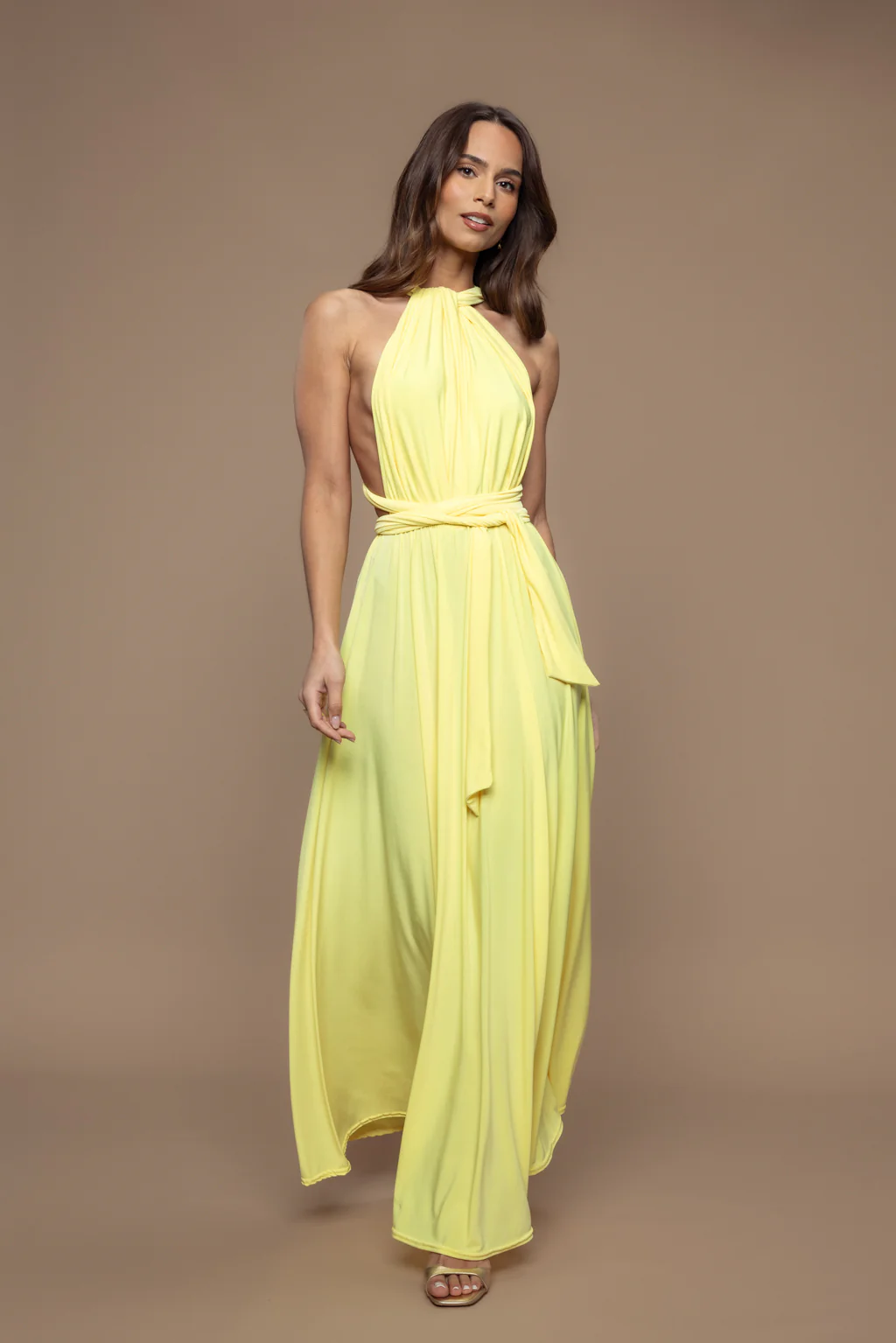 Robe Prestance jaune - Image 4