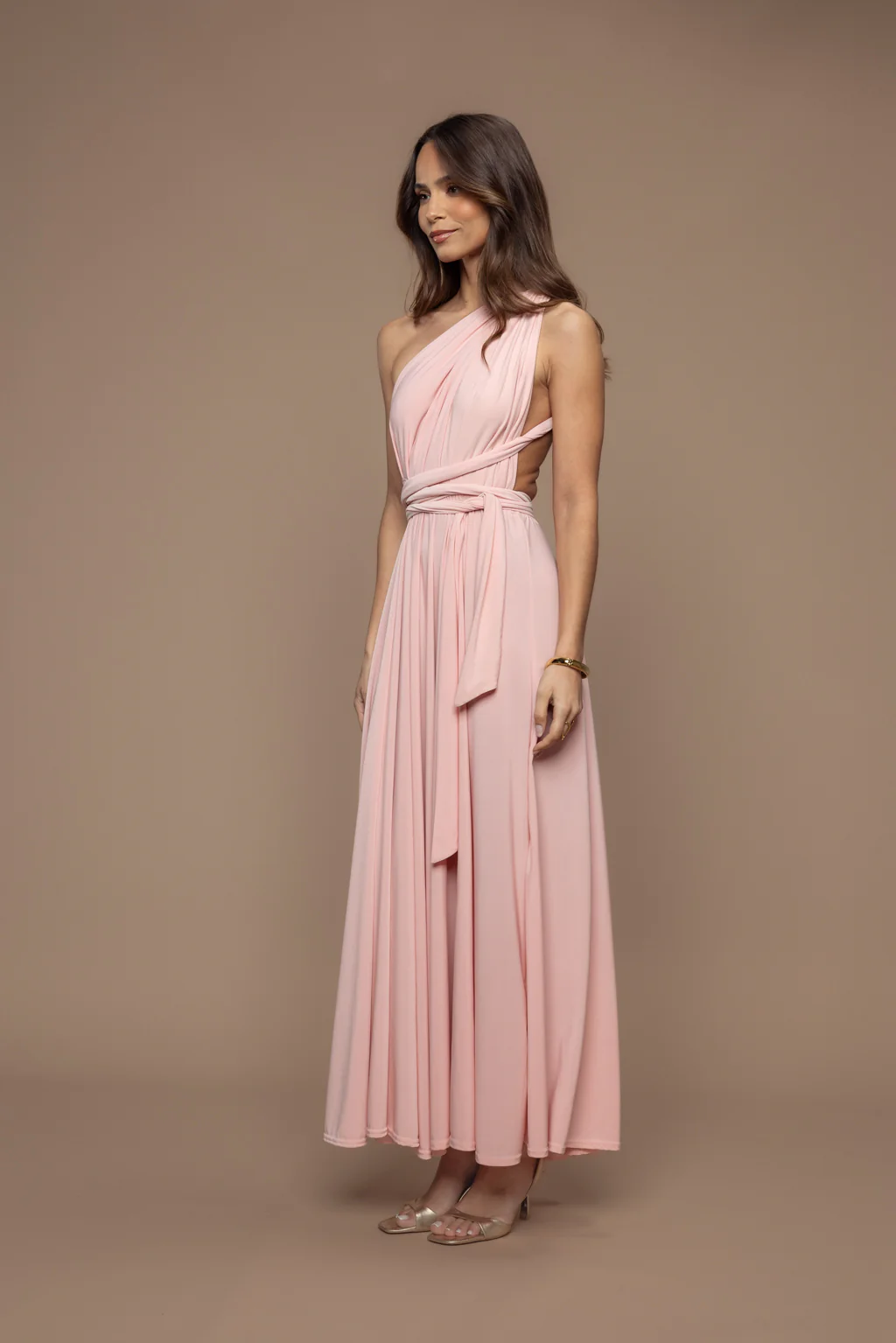 Robe Prestance rose pastel - Image 3