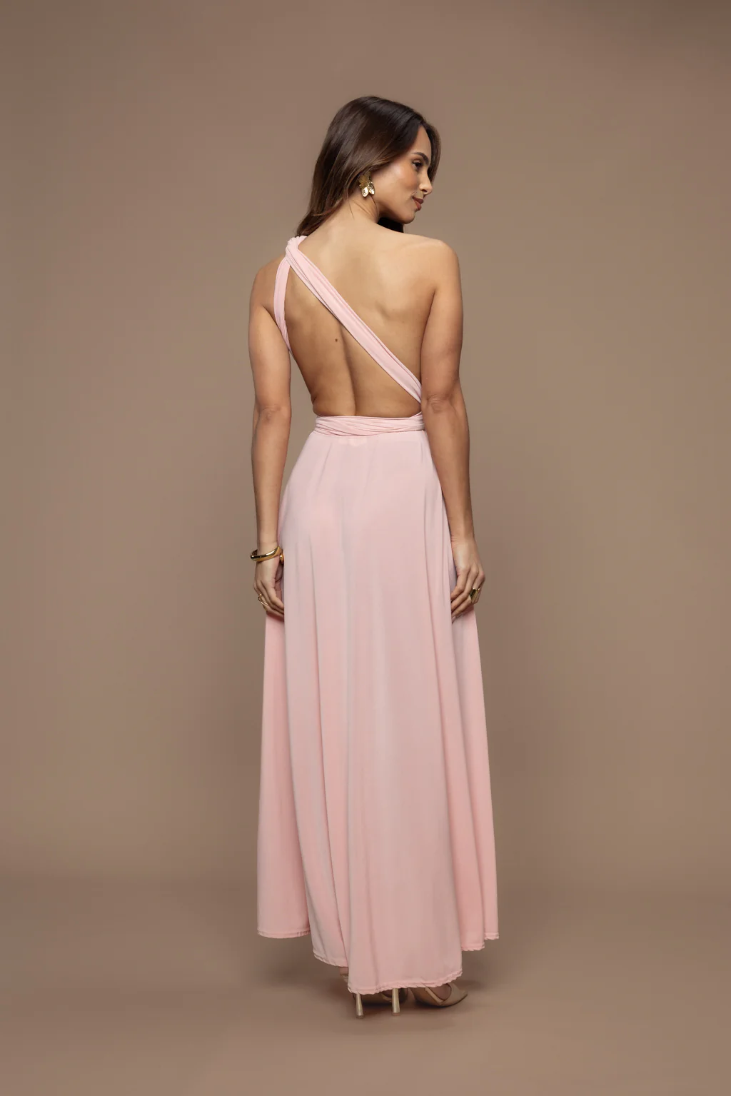 Robe Prestance rose pastel - Image 4