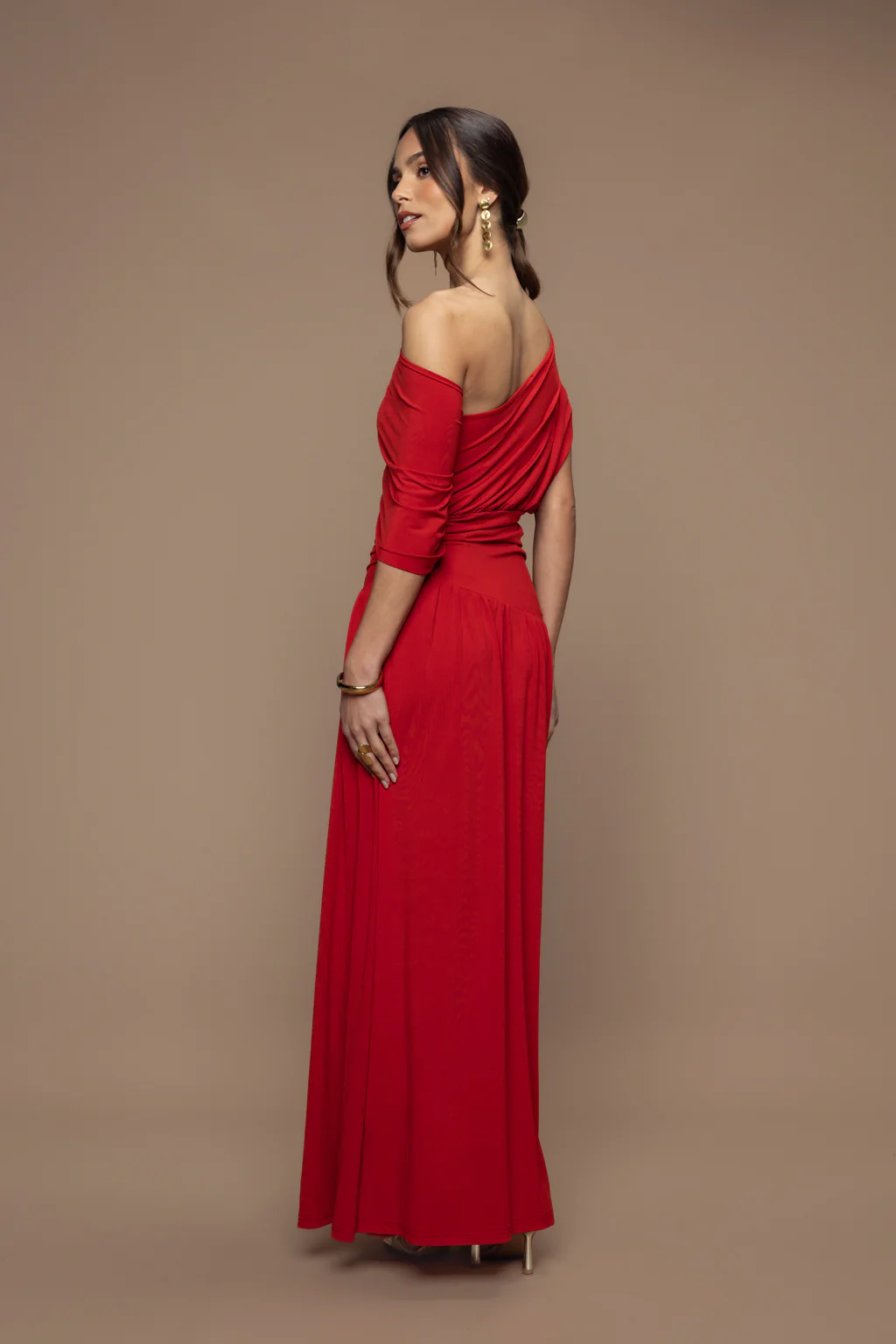 Robe promise rouge brique - Image 5