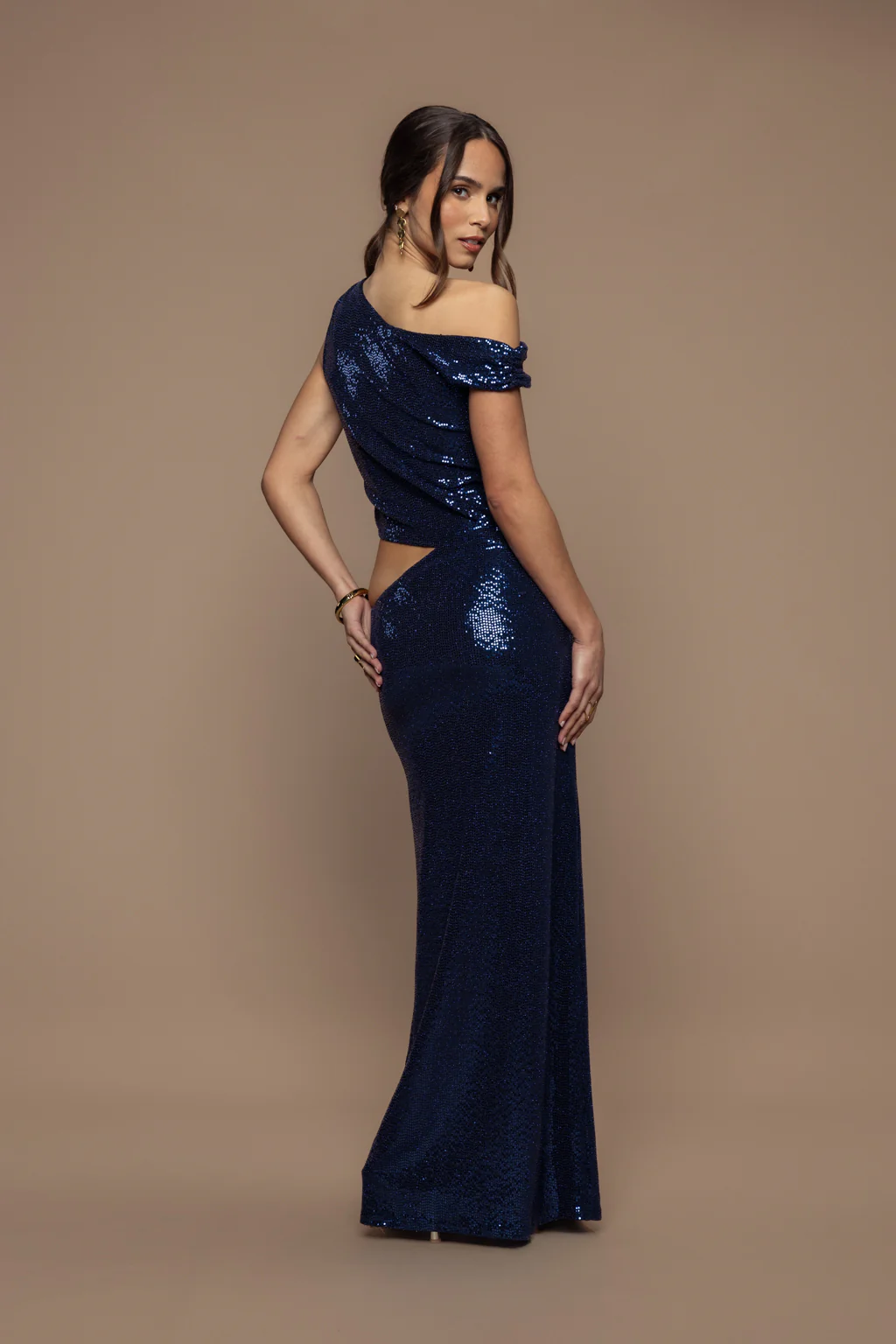 Top royal sequins bleu marine - Image 9